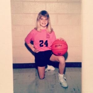 Double threat Choffel used to sing the national anthem before games she played in.