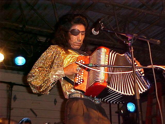 Steve "Esteban" Jordan at the 2004 Conjunto Festival in San Antonio. Photo by Karlos Landin.