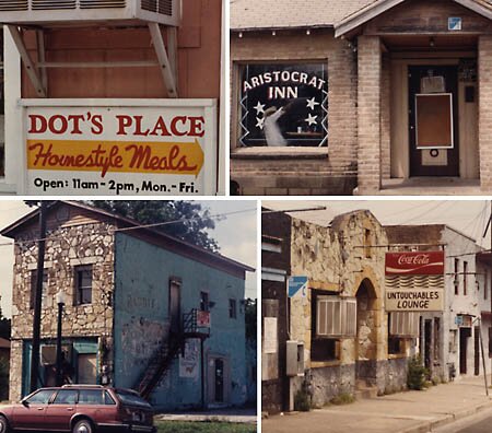 Photos of East Side facades from Tary Owens Archives.